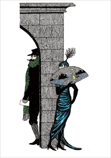 Edward Gorey Mysterious Messages - Boxed Assorted Note Cards    
