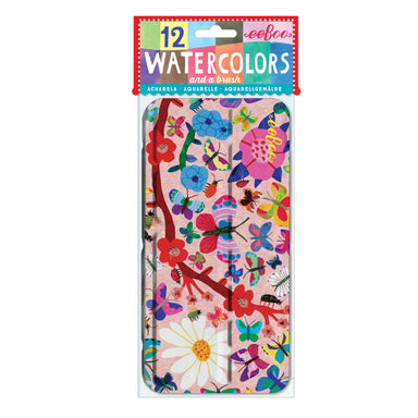 12 Vibrant Watercolors - Butterflies    