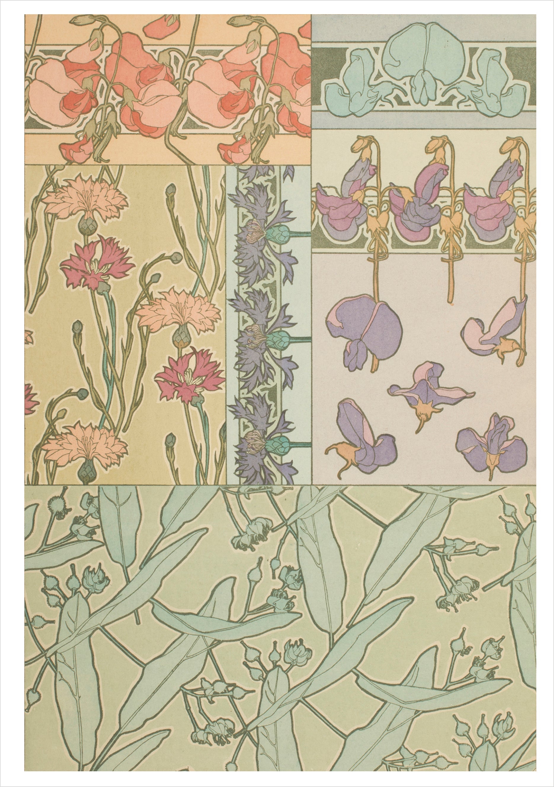 Alphonse Mucha Decorative Designs Boxed Assorted Note Cards    