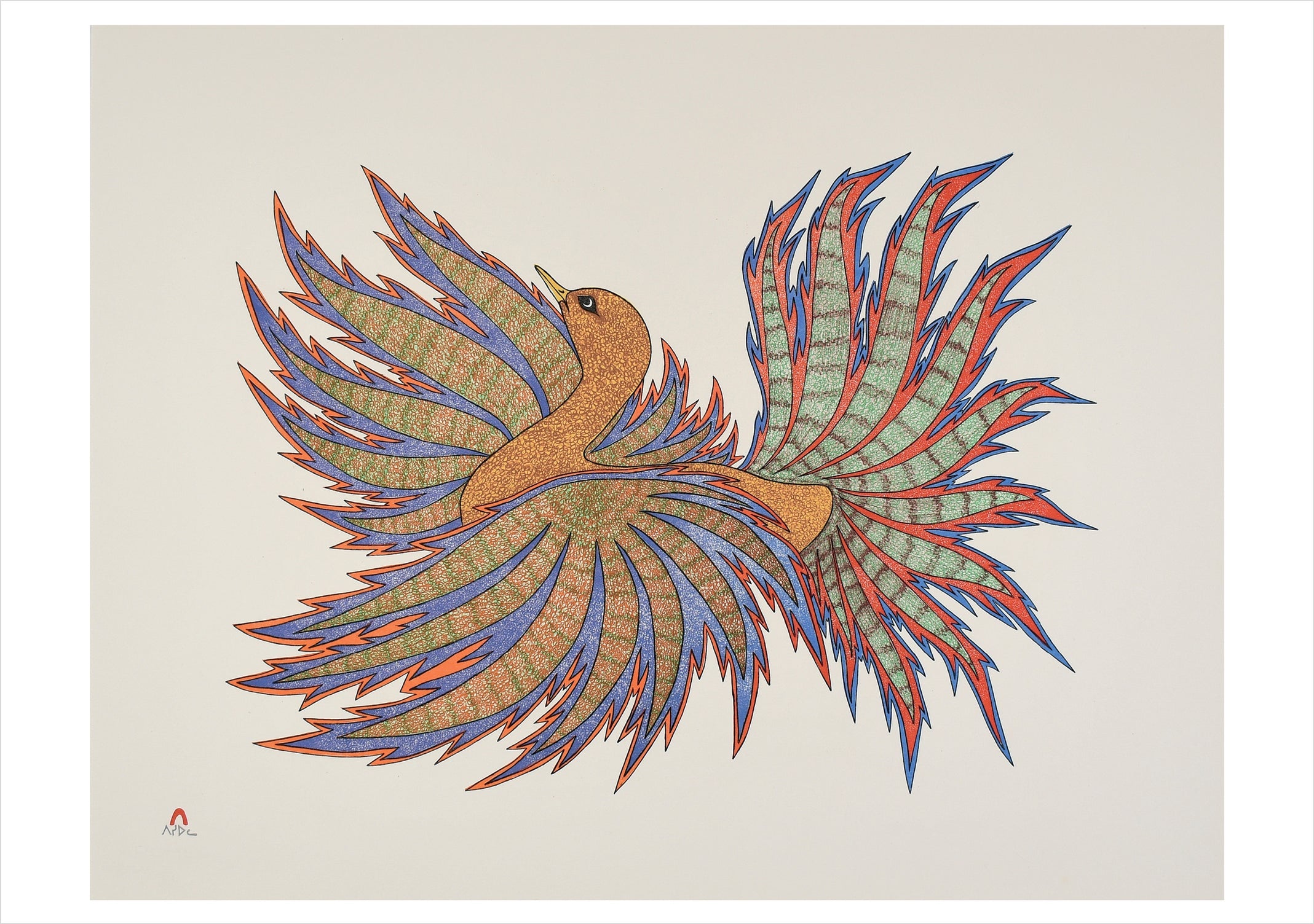 Aoudla Pudlat Dancing Birds Boxed Assorted Note Cards    