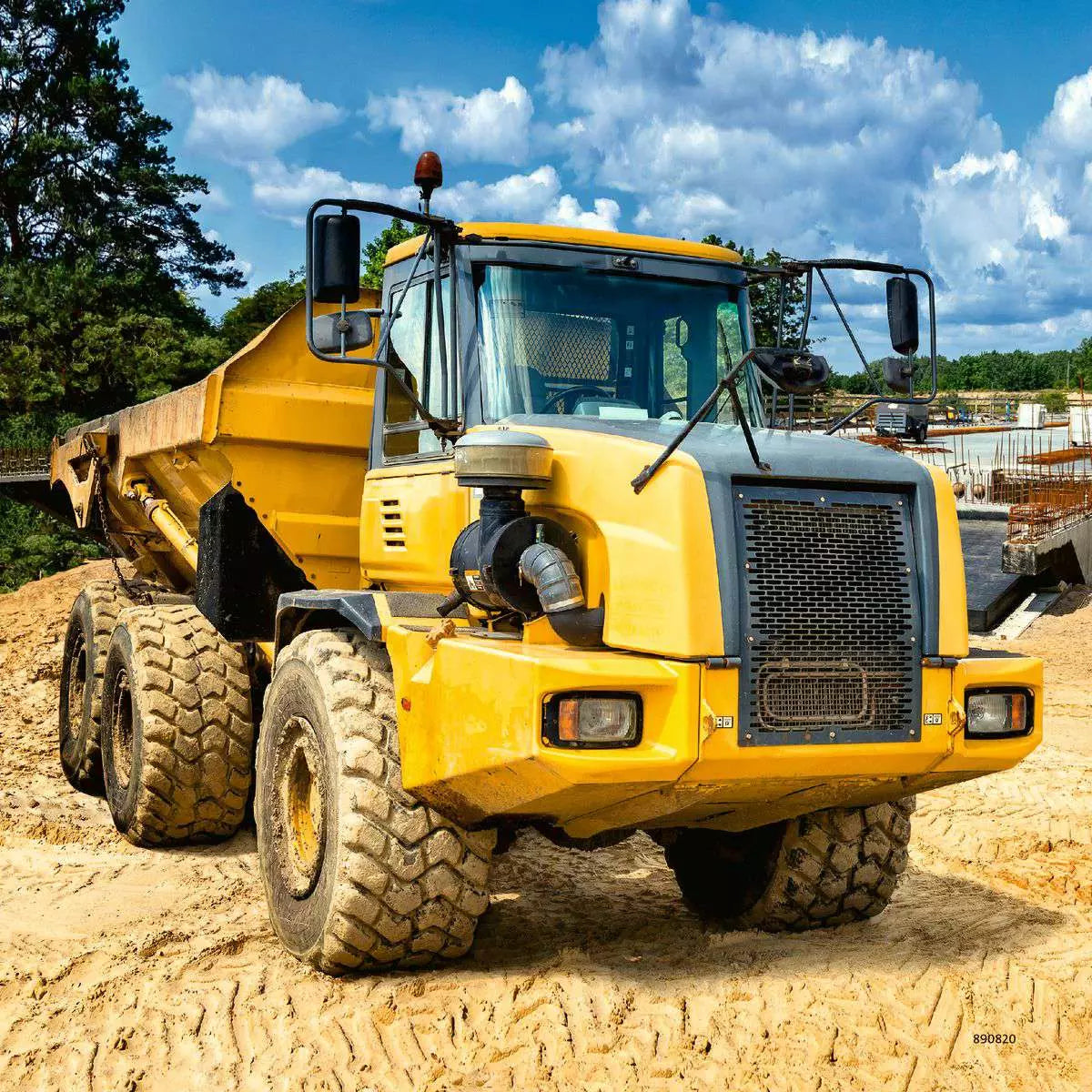 Digger At Work! 3x49 Piece Puzzles