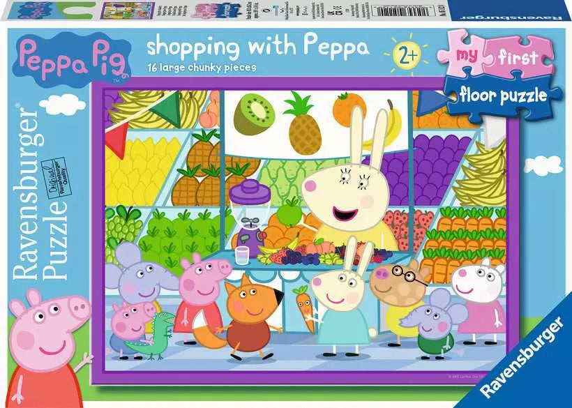 RAV Shopping With Peppa Pig 16 Piece Floor Puzzle