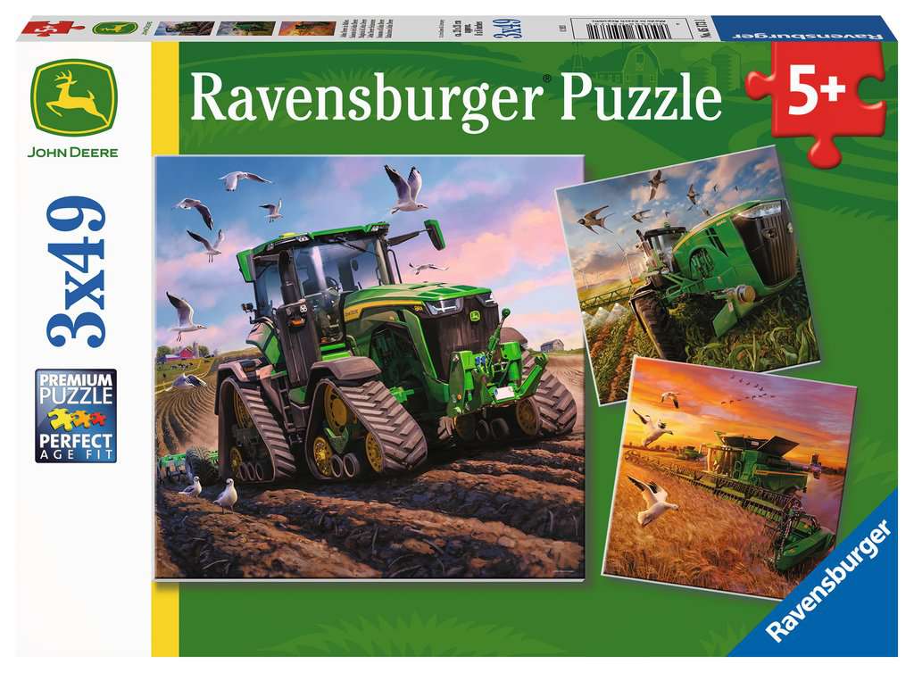 Seasons of John Deere 3x49 Piece Puzzles    