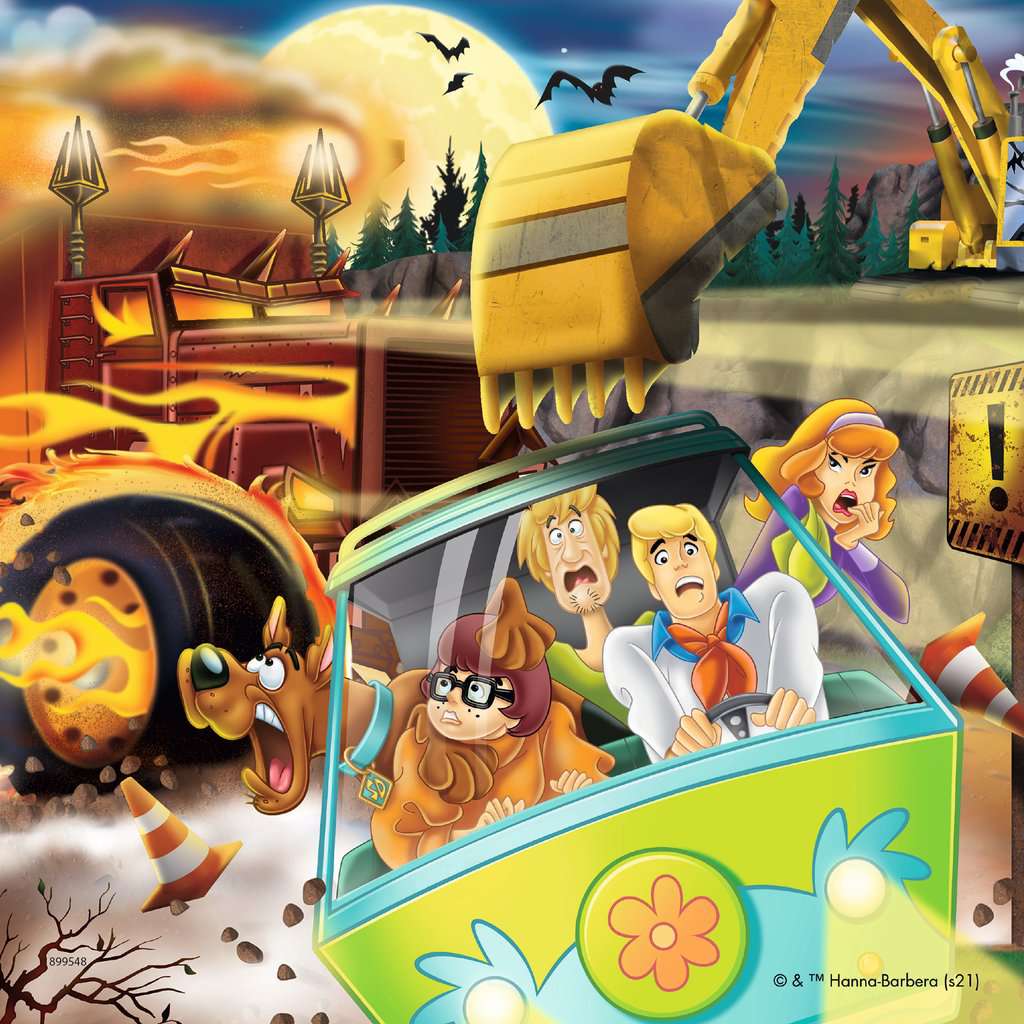 Scooby Doo 3 Night Fright 3x49 Piece Puzzles    