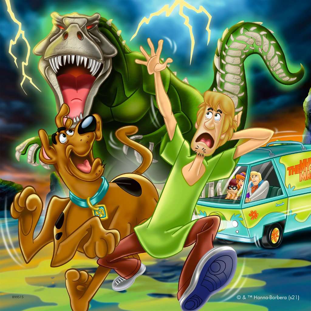 Scooby Doo 3 Night Fright 3x49 Piece Puzzles    