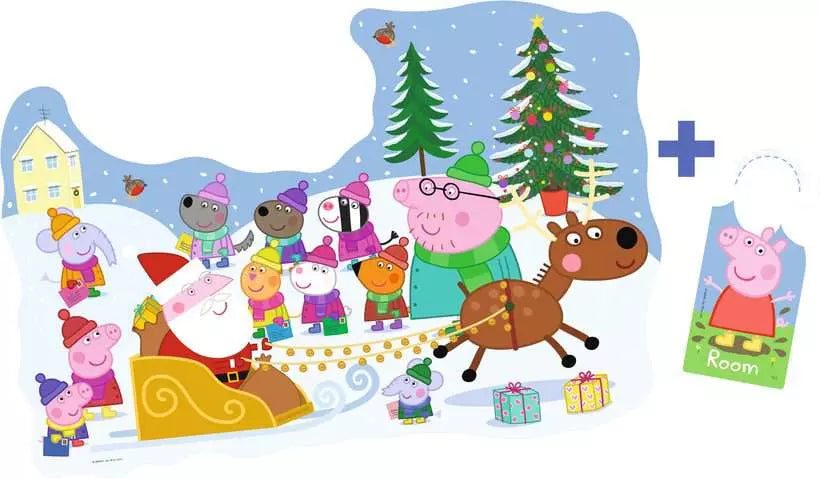 Peppa's Christmas Wish 32 Piece Giant Floor Puzzle