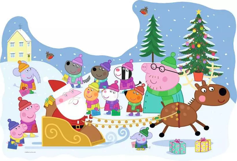 Peppa's Christmas Wish 32 Piece Giant Floor Puzzle