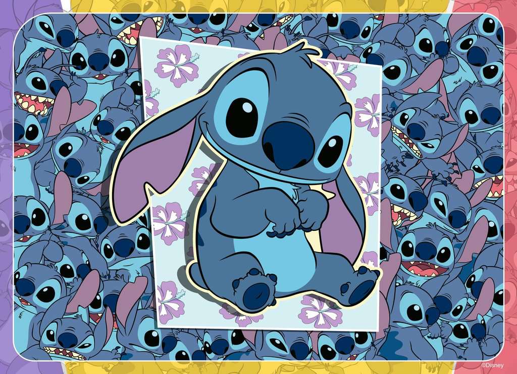 Disney Aloha! Stitch Bumper Puzzle Pack 4x100 Piece Puzzles