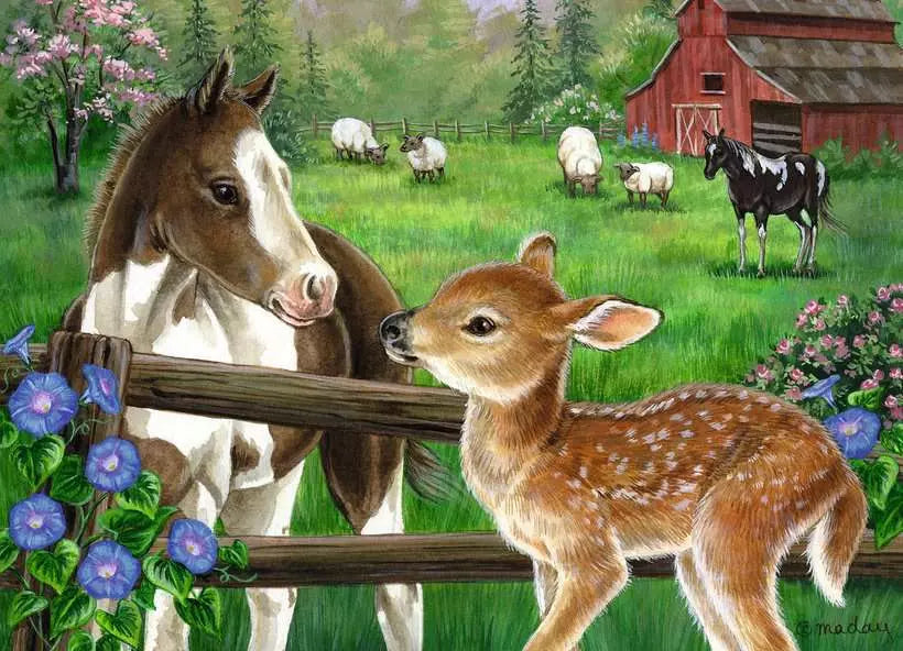 New Neighbors 60 Piece Puzzle
