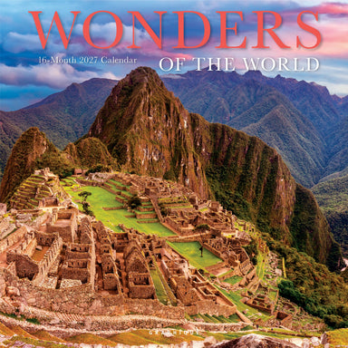 Wonders of the World 2027 Wall Calendar