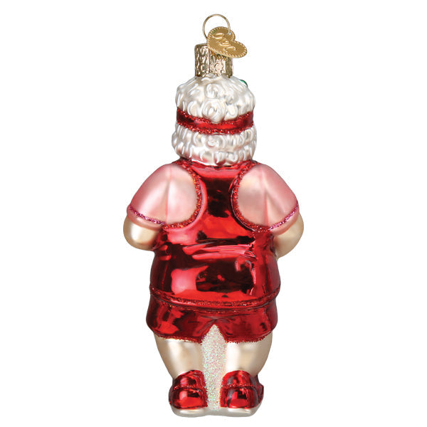 Old World Christmas Pickleball Mrs. Claus Ornament    