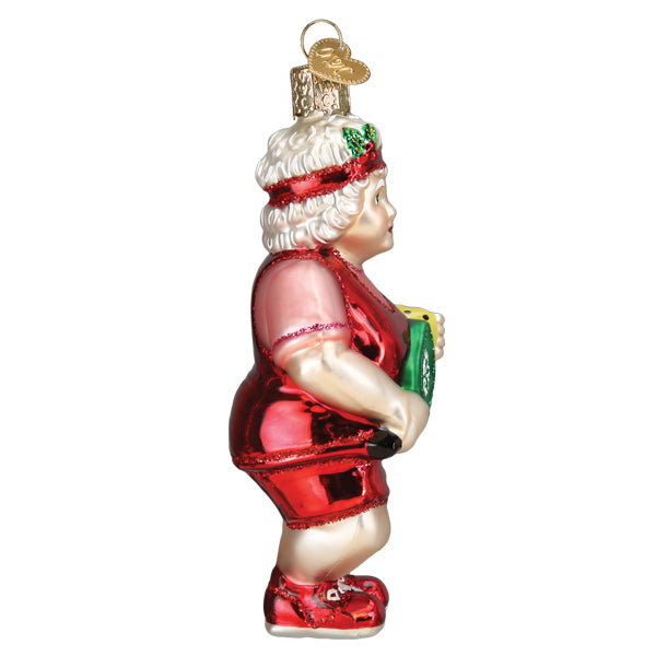 Old World Christmas Pickleball Mrs. Claus Ornament    