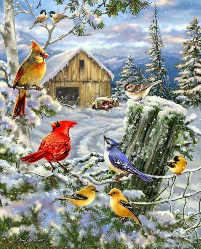 Frosty Morning Song 1000 Piece Puzzle