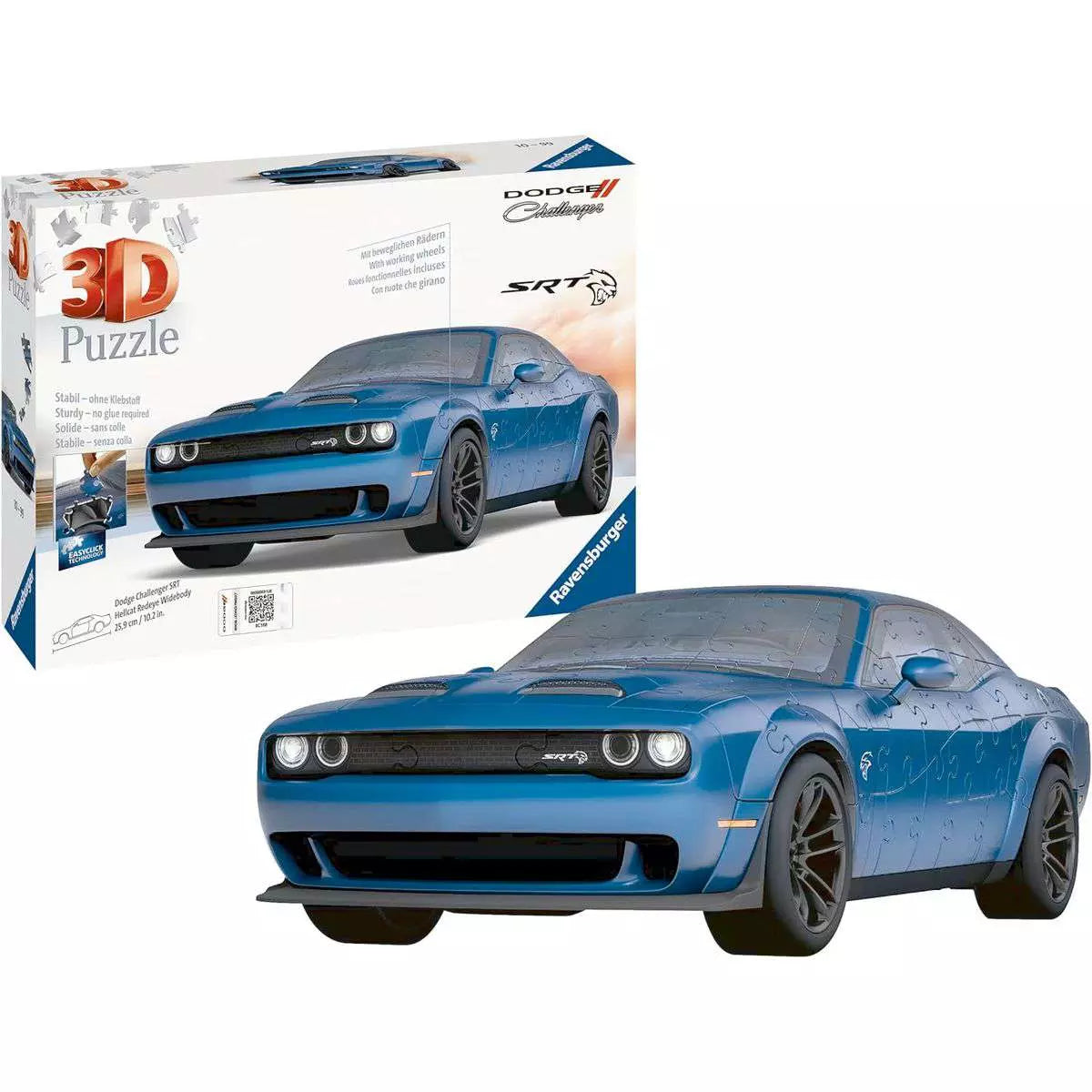 Dodge Challenger SRT Hellcat Redeye Widebody 163 Piece 3D Puzzle
