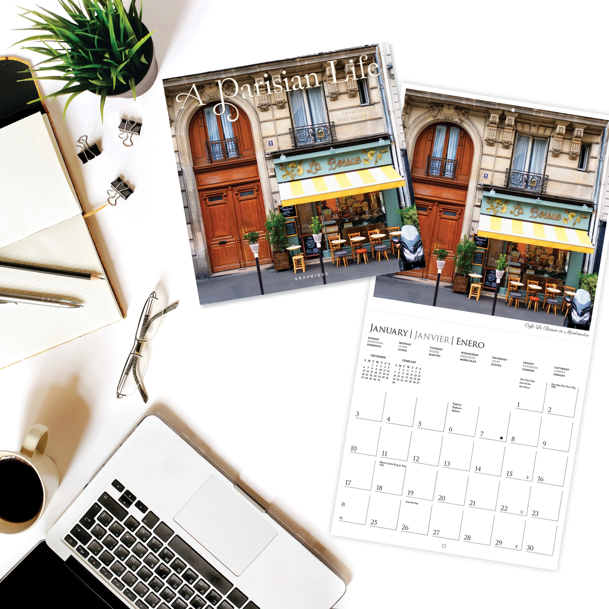 GRPH A Parisian Life 2027 Wall Calendar