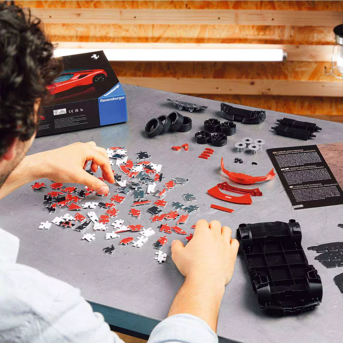 RAV Ferrari SF90 Stradale 108 Piece 3D Puzzle