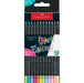 FABR BLK ED COLOR NEON/PSTL