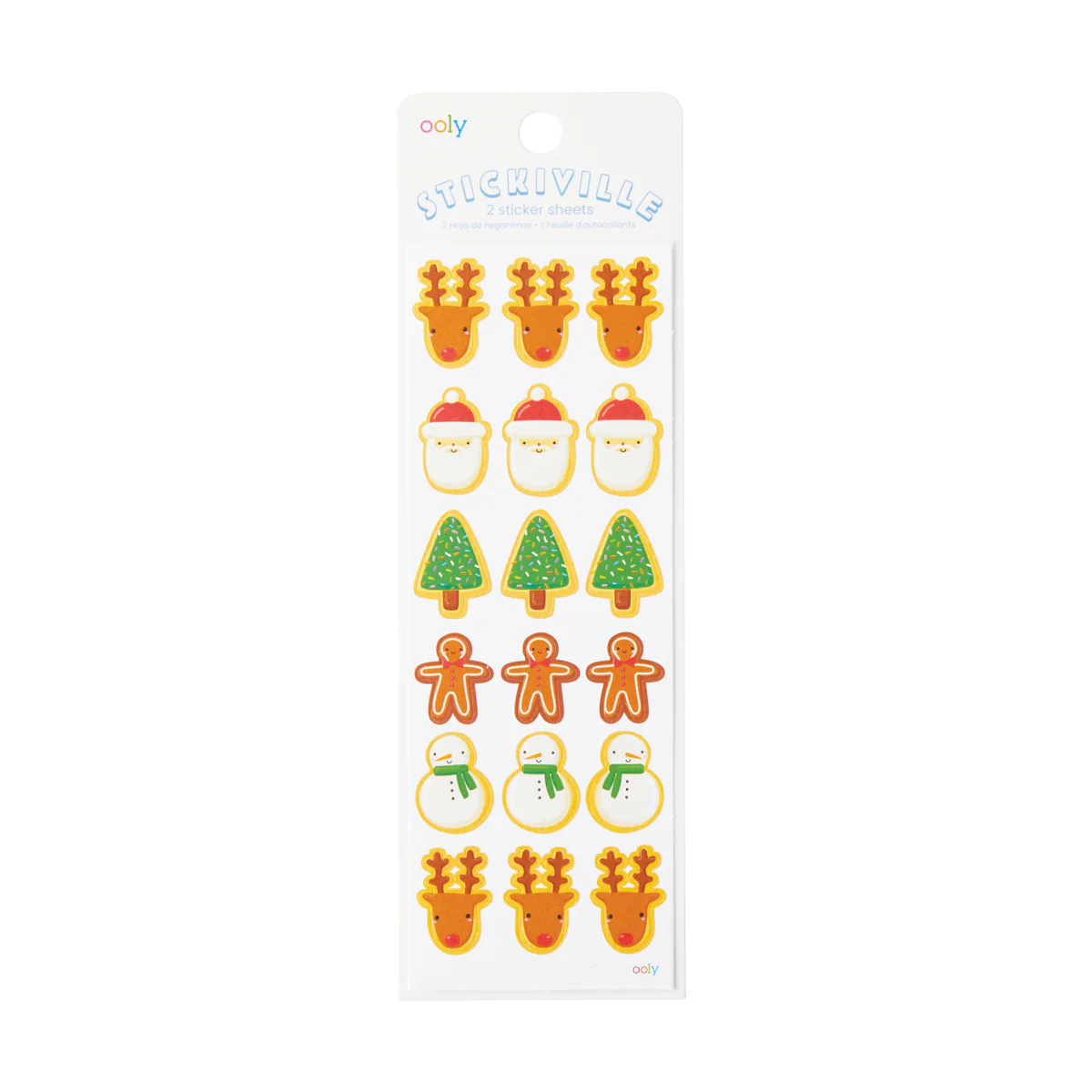 OOLY Stickerville Christmas Cookies Stickers