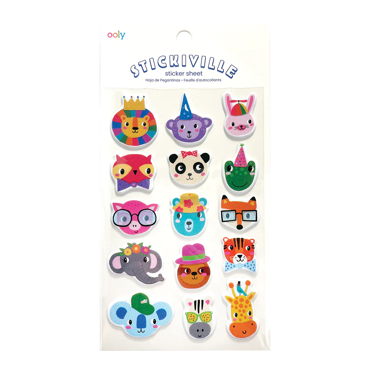 ooly Stickiville Party Animals Stickers