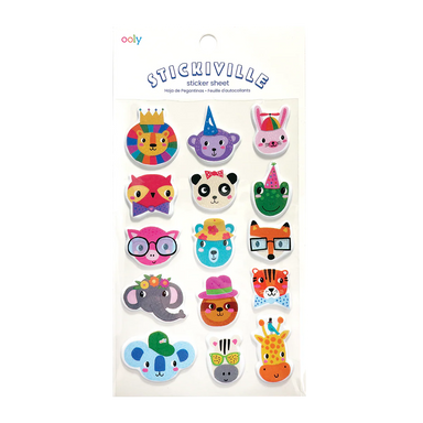 ooly Stickiville Party Animals Stickers