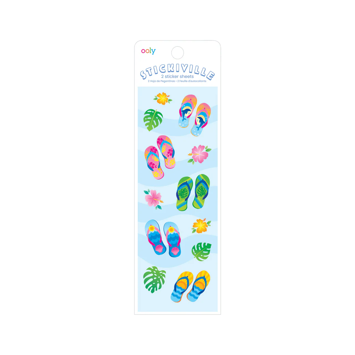 ooly Stickiville Flip Flops Stickers