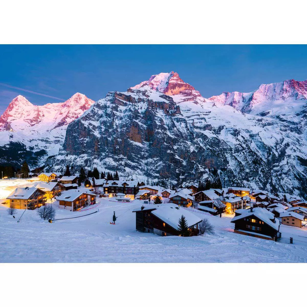 Beautiful Mountains: Bernese Oberland, Mürren 1000 Piece Puzzle
