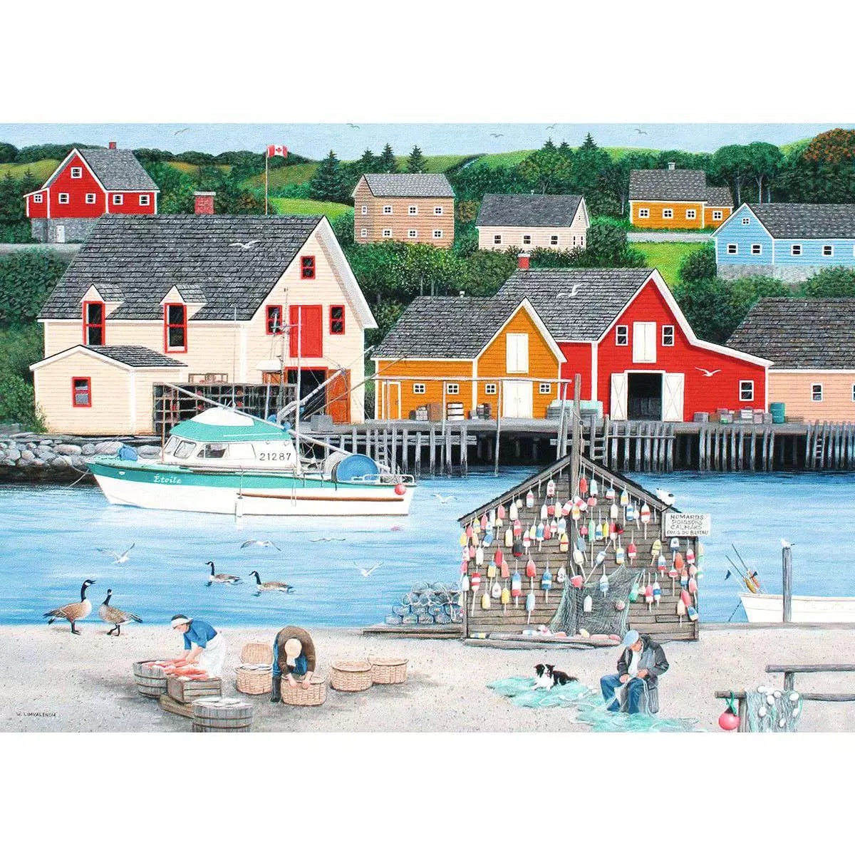 Canadian Collection: Fisherman's Cove 1000 Piece Puzzle