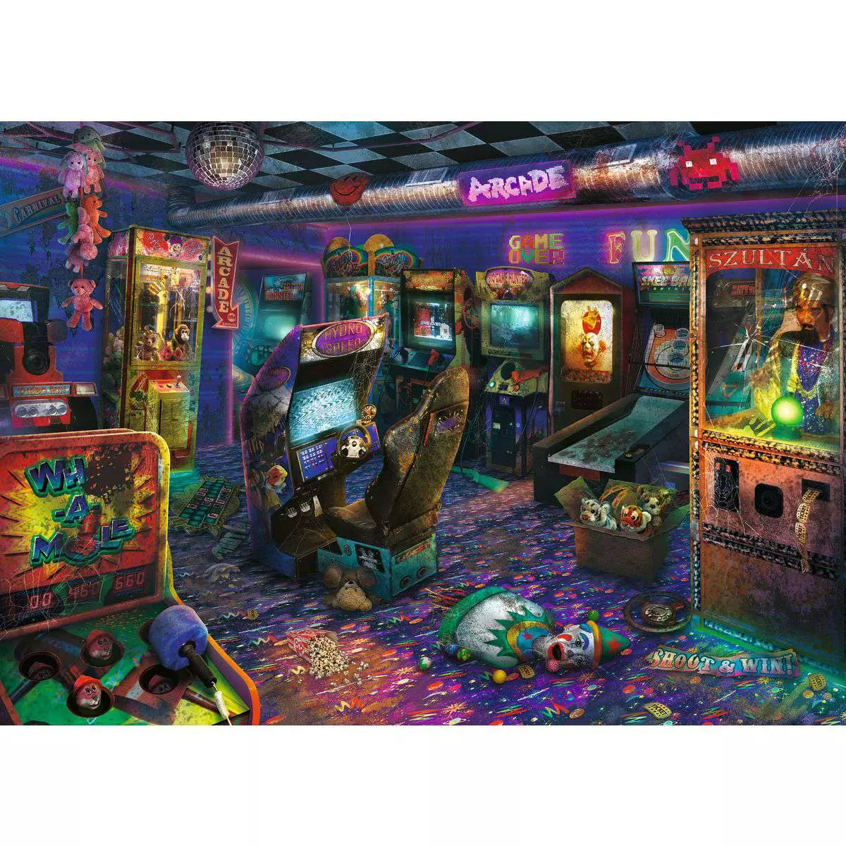 Abandoned Series: Forgotten Arcade 1000 Piece Puzzle