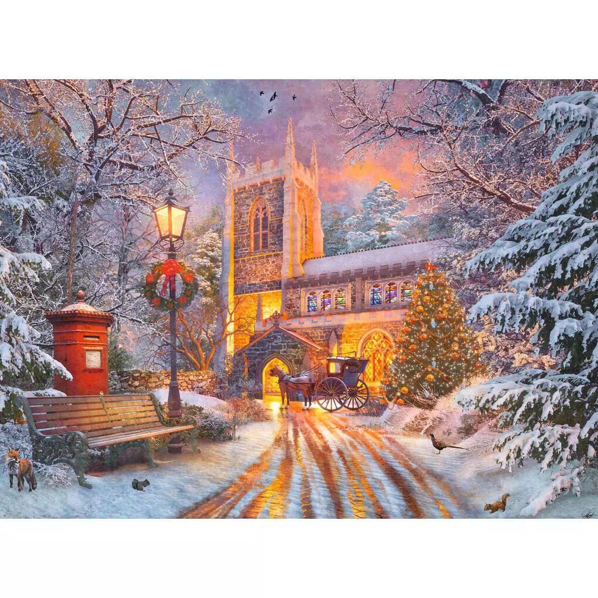 Glow in the Dark: Magical Christmas 500 Piece Puzzle