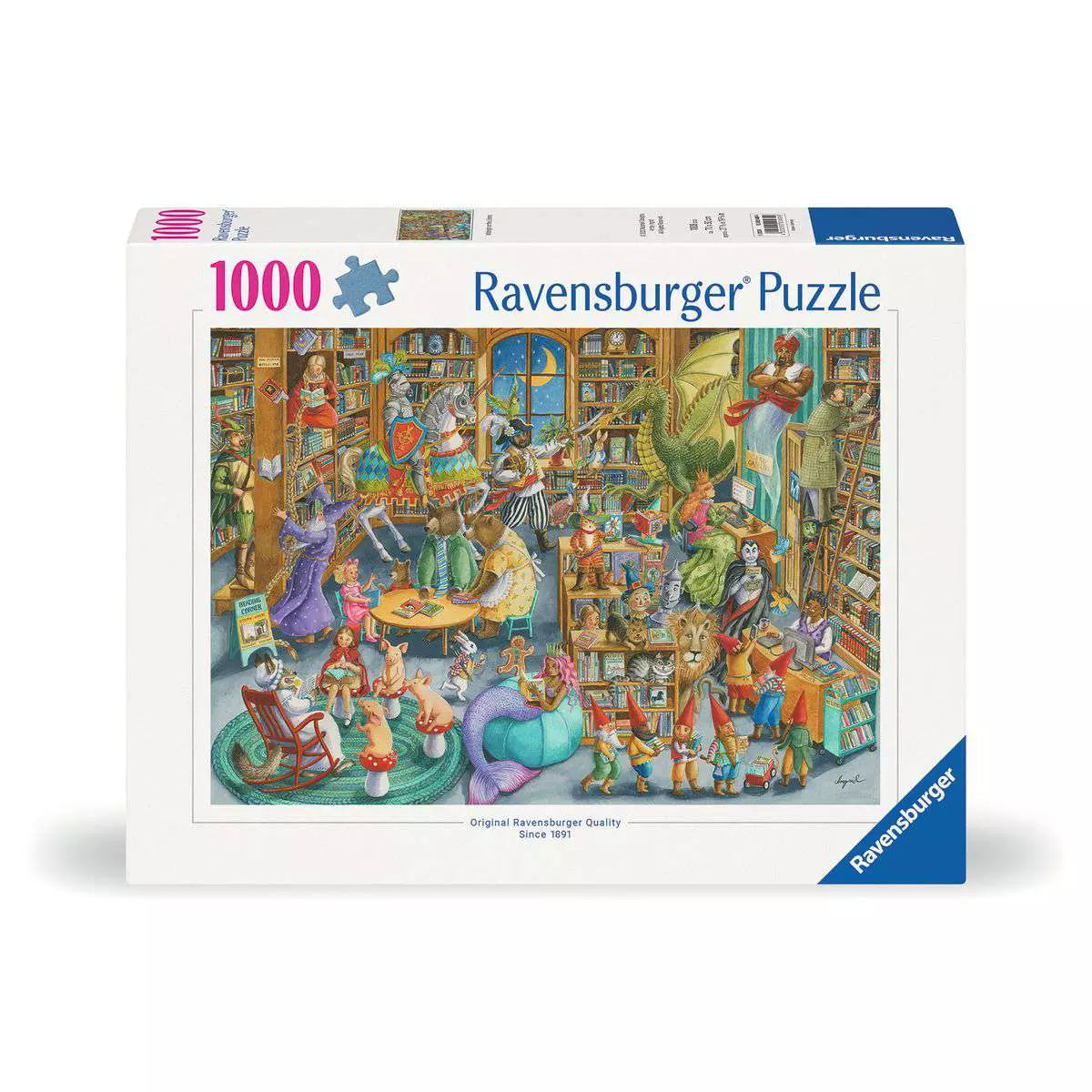 Midnight at the Library 1000 Piece Puzzle