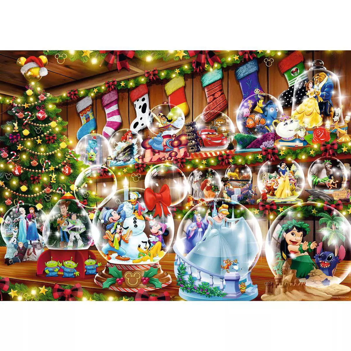 Disney Snow Globes 1000 Piece Puzzle