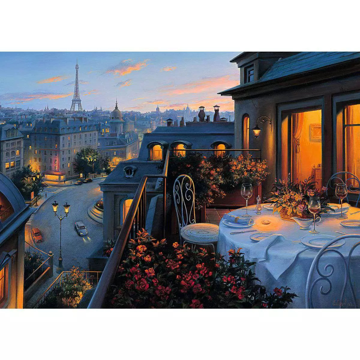 Paris Balcony 1000 Piece Puzzle