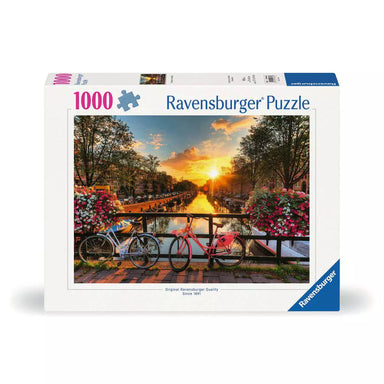 Bicycles in Amsterdam 1000 Piece Puzzle