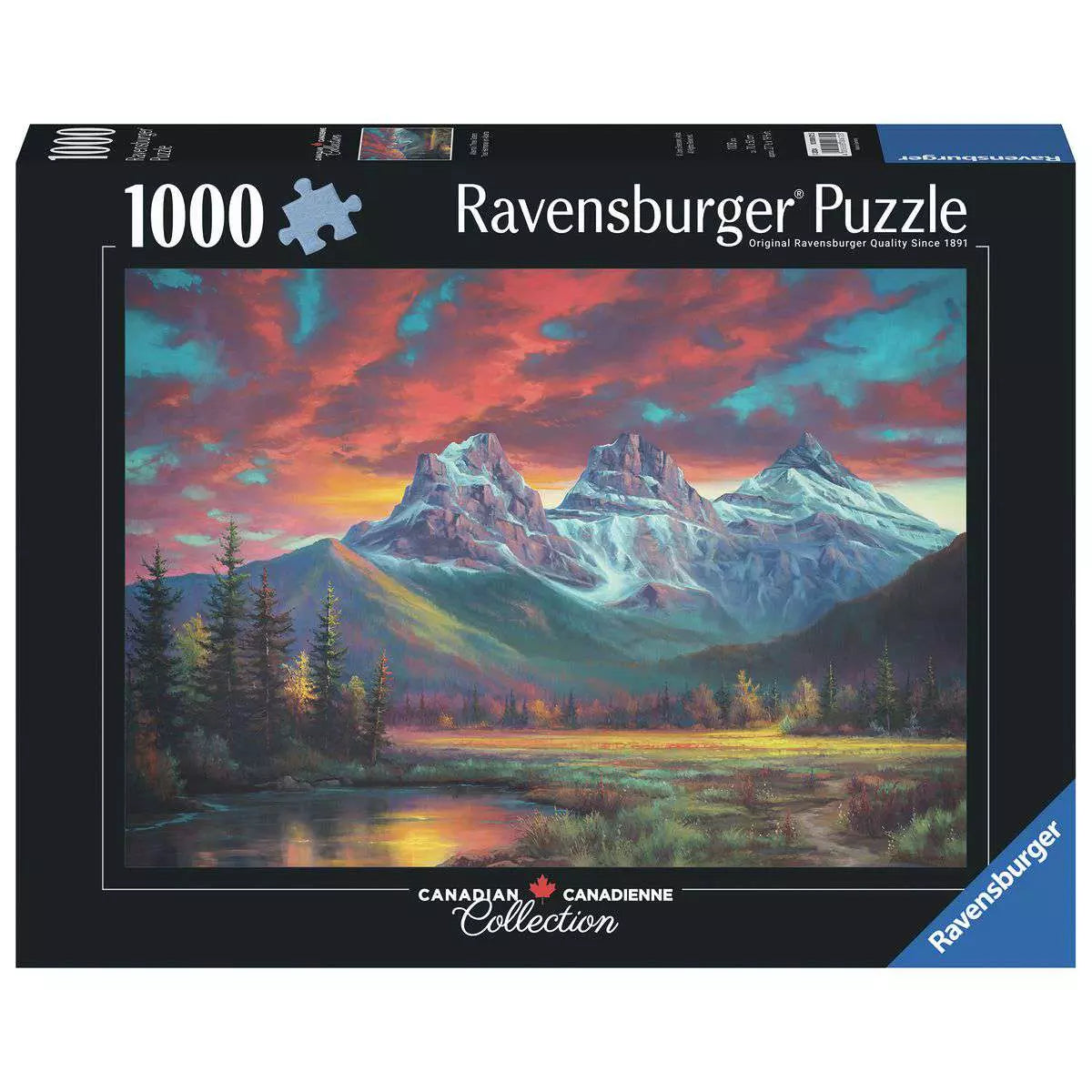 Canadian Collection: Alberta's Three Sisters 1000 Piece Puzzle