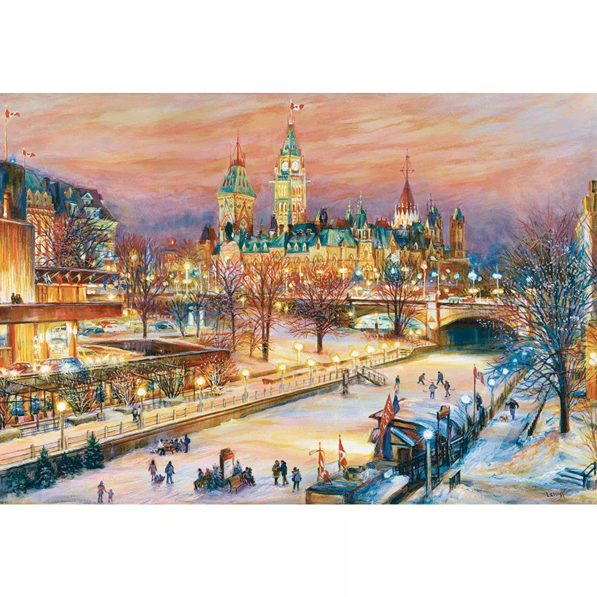 Canadian Collection: Ottawa Winterlude Festival 1000 Piece Puzzle
