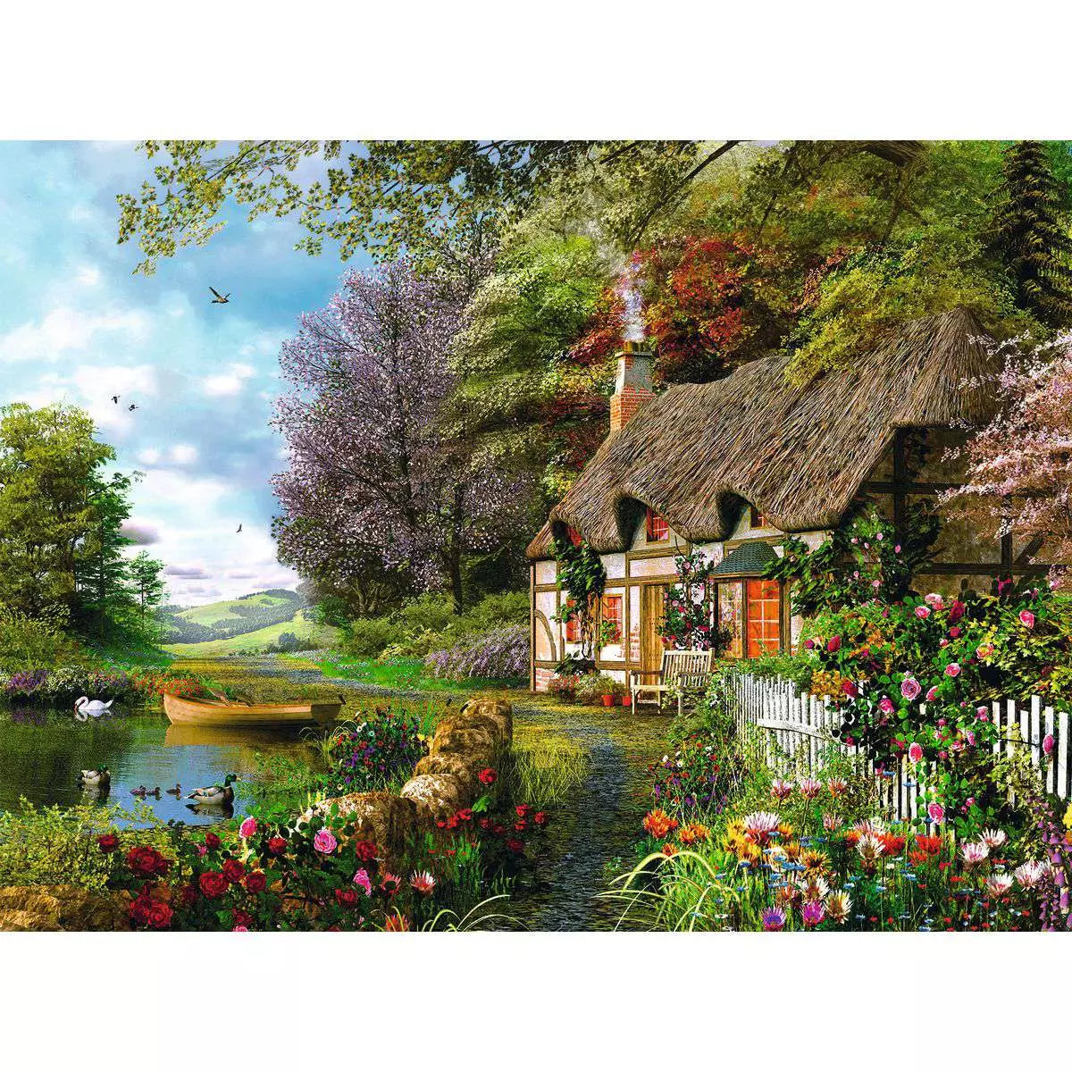 Country Cottage 1500 Piece Puzzle
