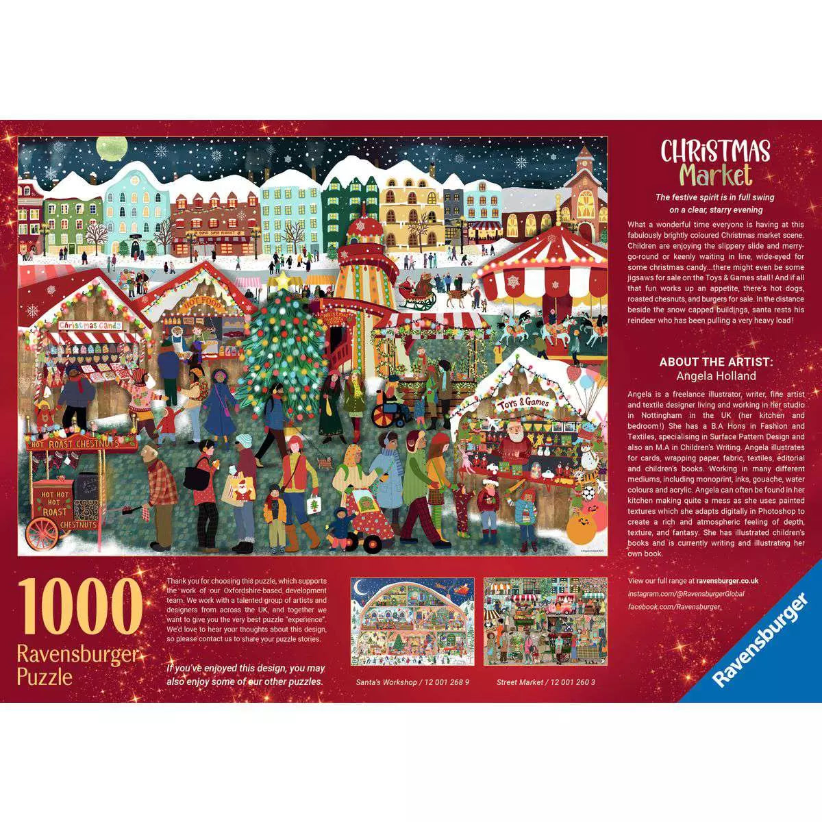 Christmas Market 1000 Piece Puzzle