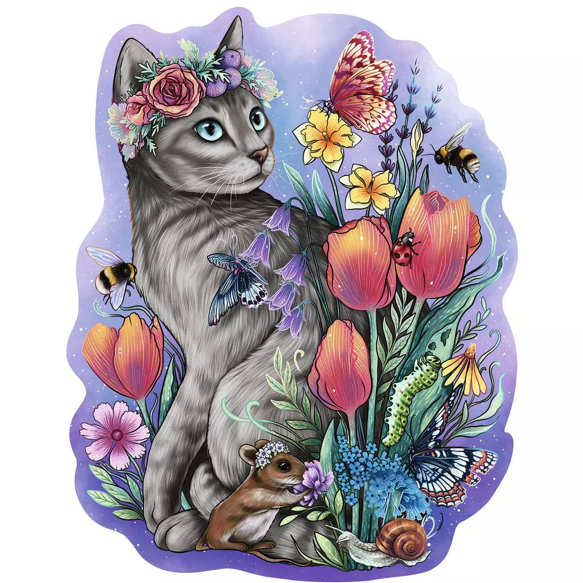 Lovely Cat 150 Piece Wooden Puzzle