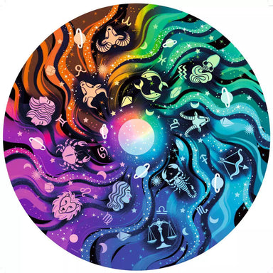 Circle of Colors: Astrology 500 Piece Round Puzzle