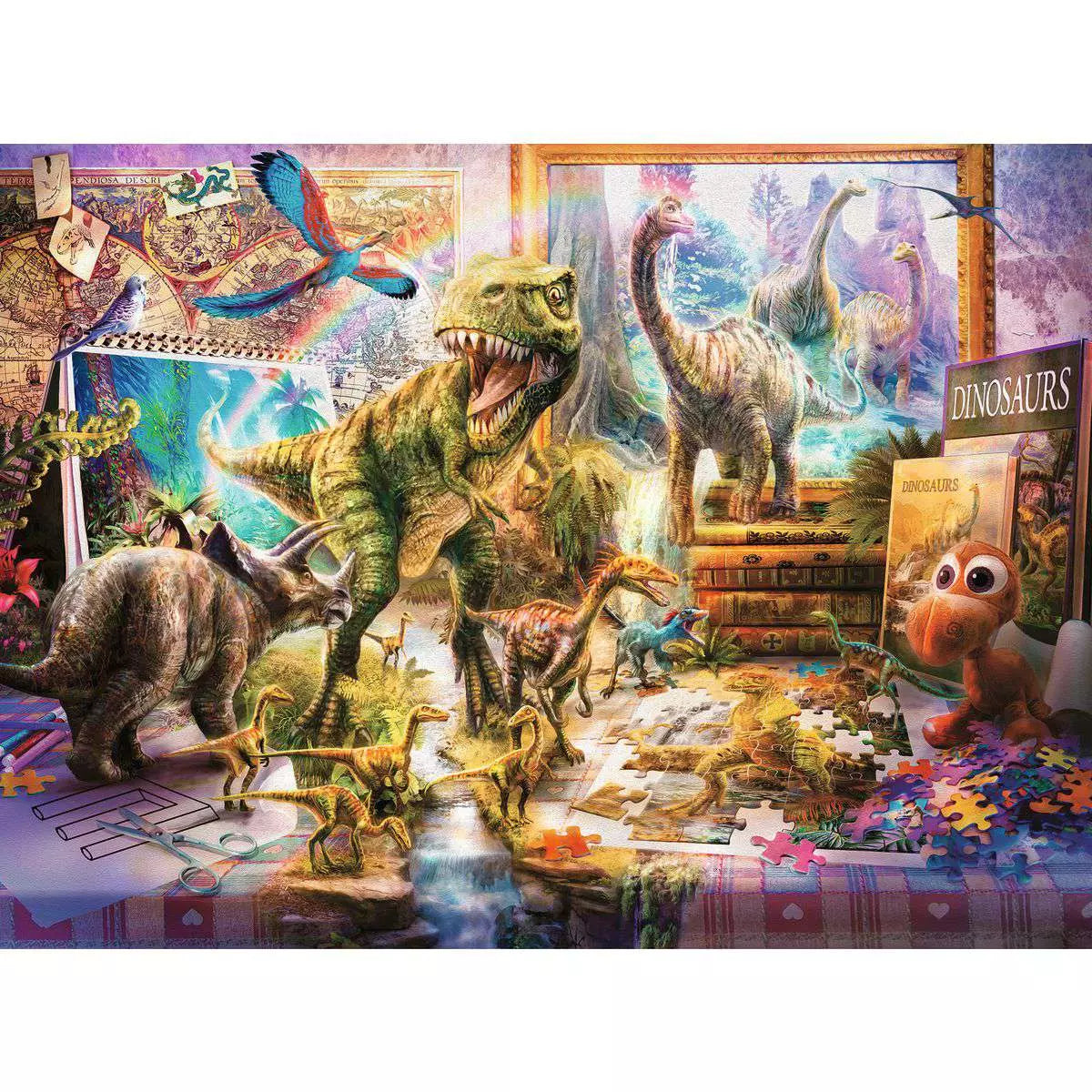 RAV Dinosaur Escape 100 Piece XXL Puzzle