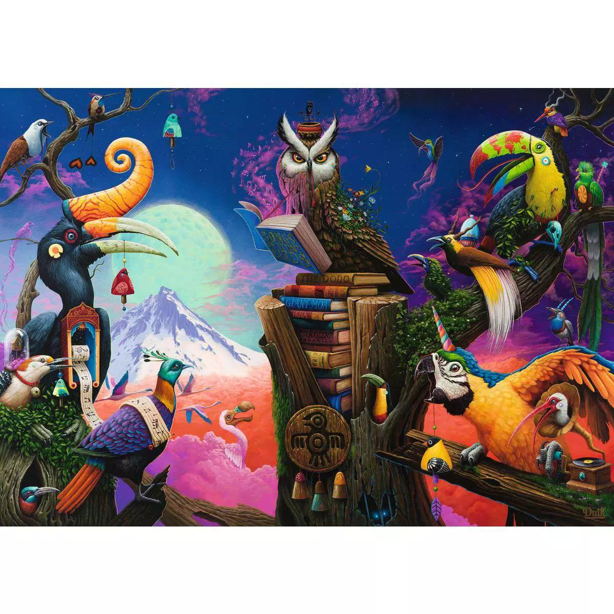 Songs of Extinct Birds 1000 Piece Dulk Puzzle