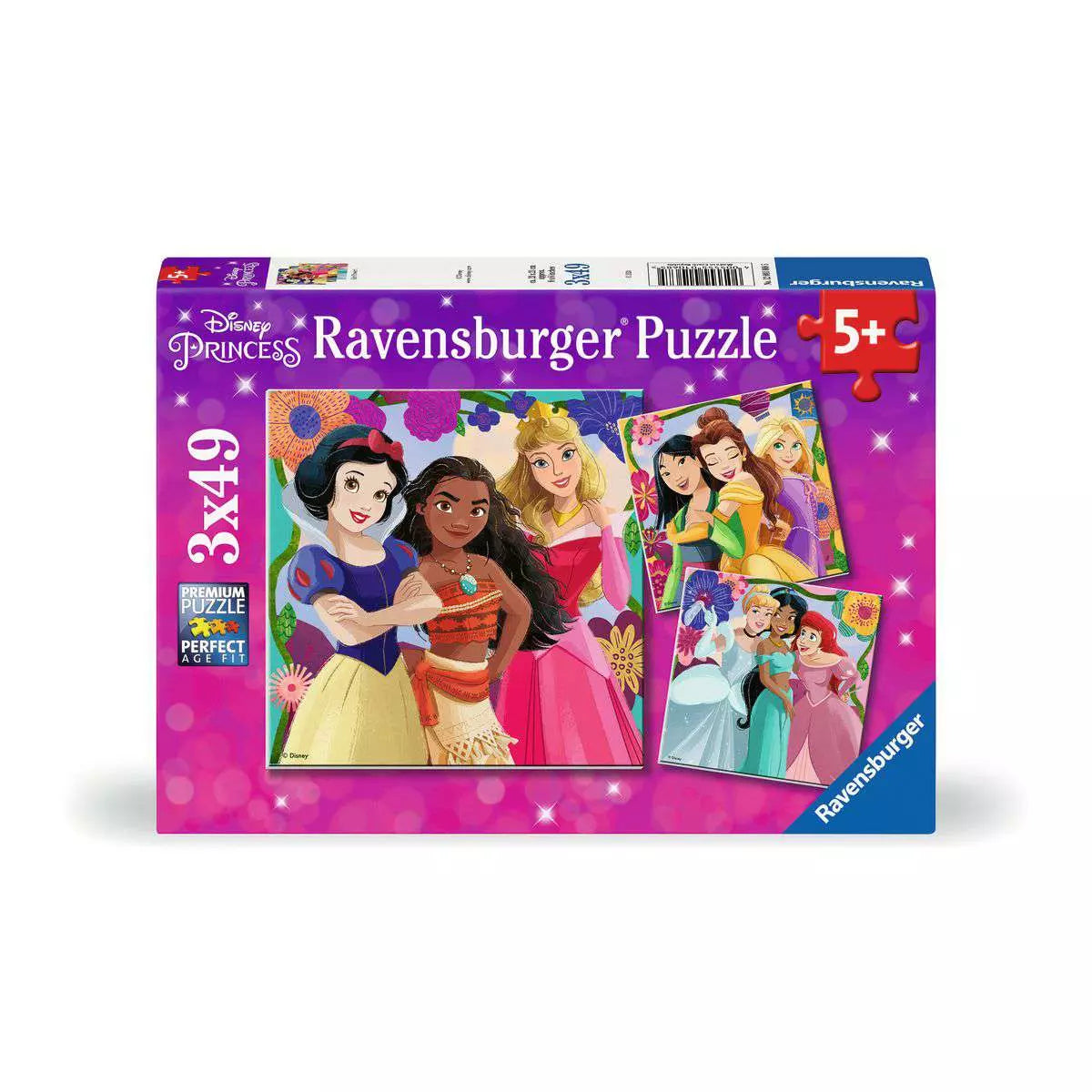 Disney Princess: Girl Power! 3x49 Piece Puzzles