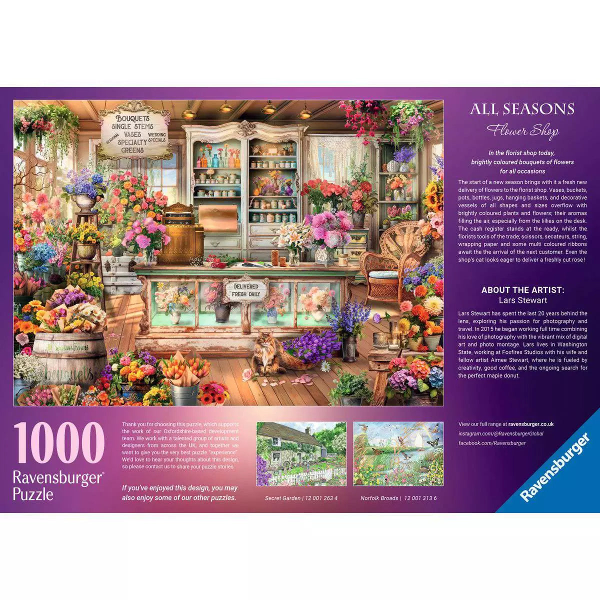 All Seasons Flower Shop 1000 Piece Puzzle