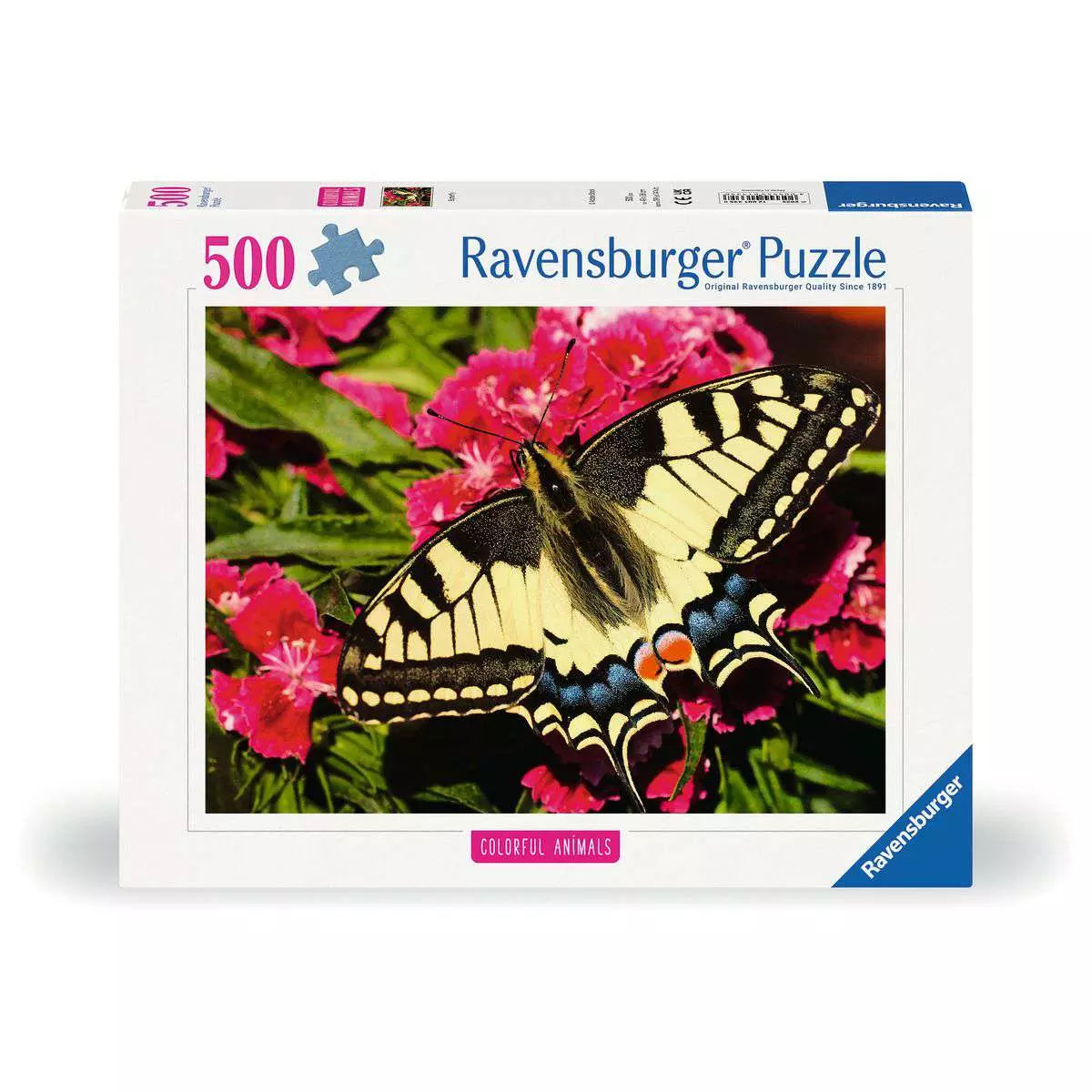 Butterfly Colorful Animals 500 Piece Puzzle