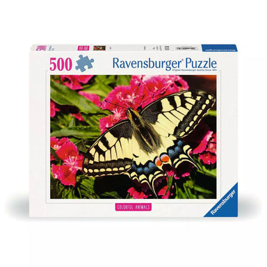 Butterfly Colorful Animals 500 Piece Puzzle