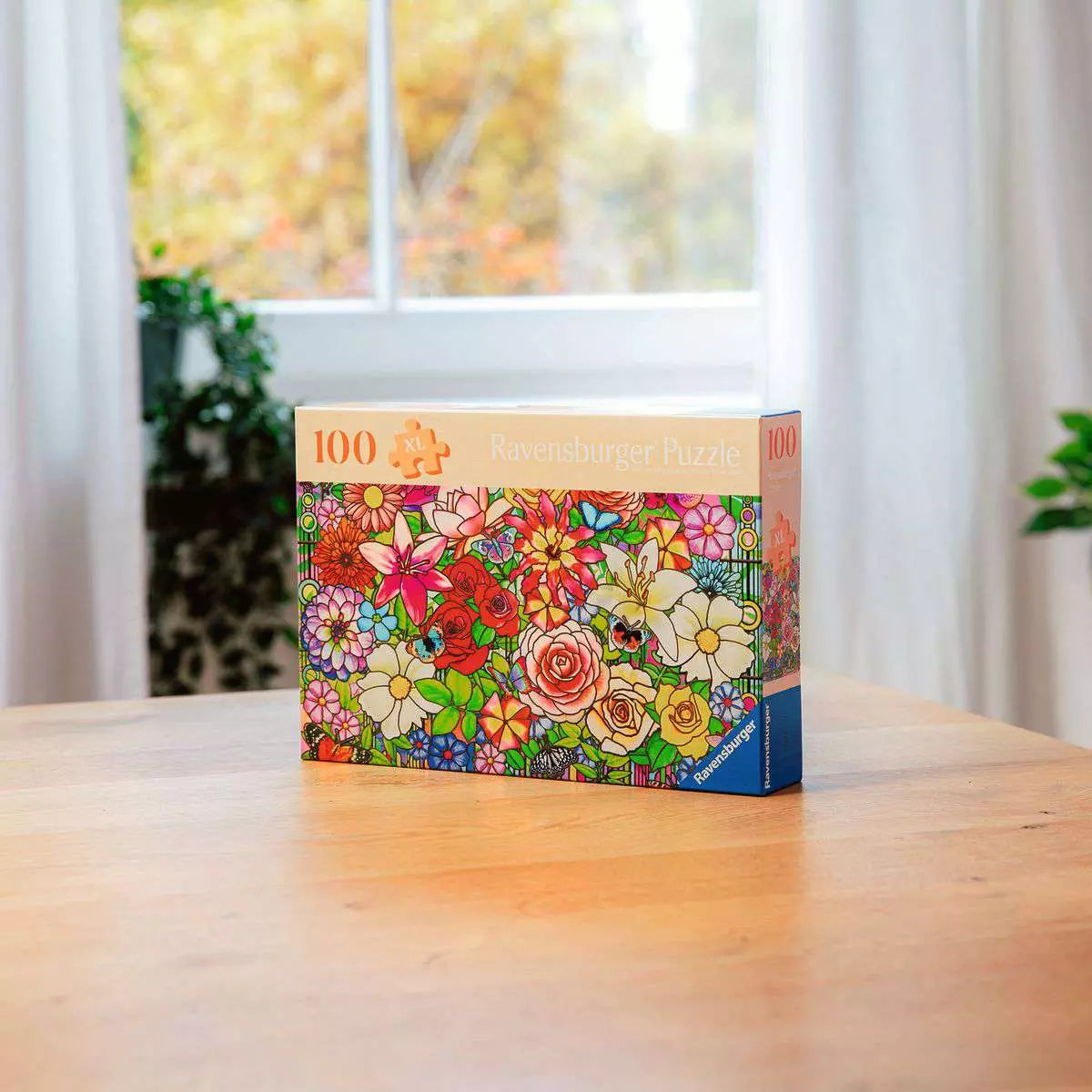 Tiffany Flowers 100 Piece Puzzle