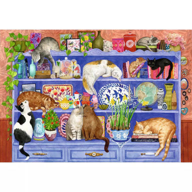 Cats on Shelf 200 Piece Puzzle