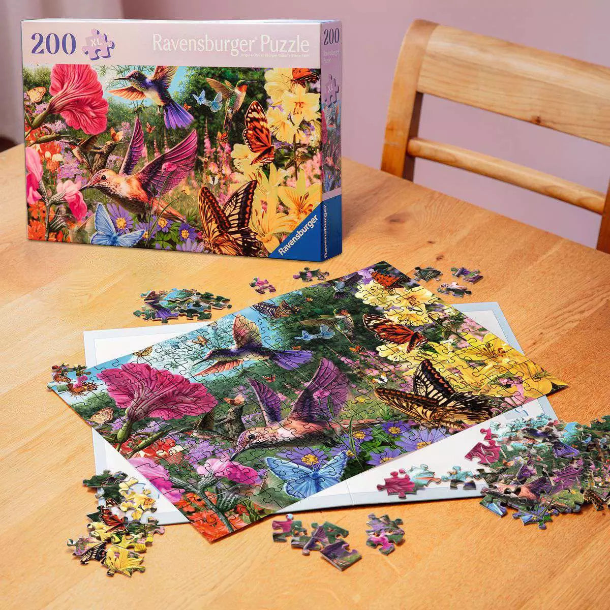 Hummingbirds and Butterflies 200 Piece Puzzle