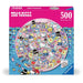 RAV Hello Kitty and Friends 500 Piece Round Puzzle