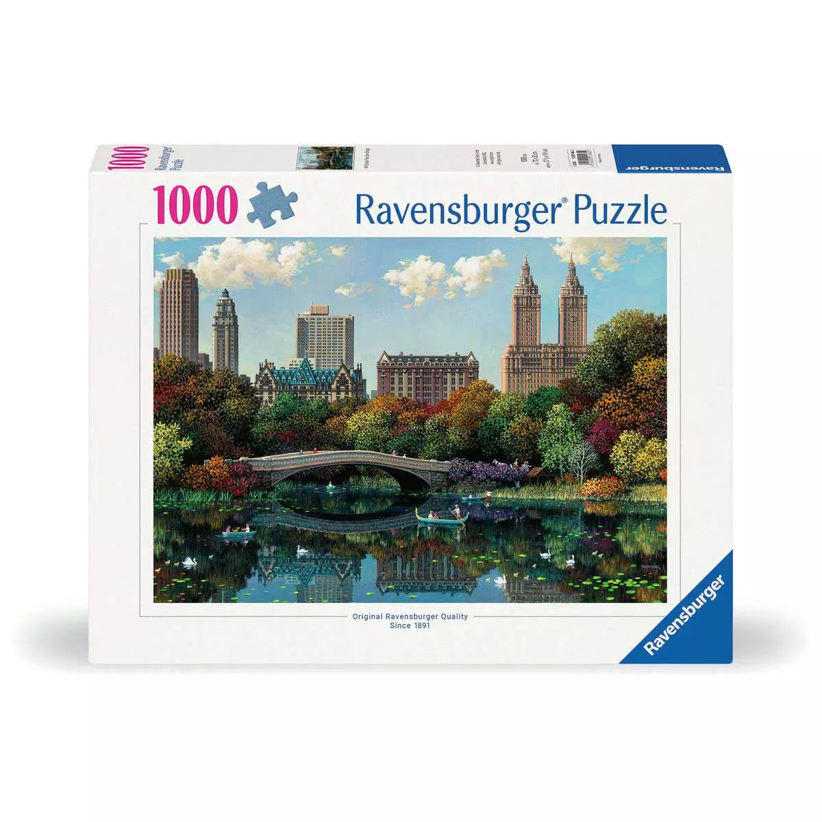 NY Central Park Bow Bridge 1000 Piece Puzzle